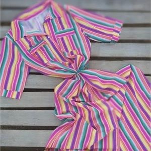 Rainbow Serape Maxi/ Duster